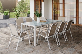 $Ensemble de jardin Minorca - 8 places