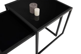 $Salon de jardin Tropéa - acier et verre trempé