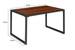 $Salon de jardin Ozéa - 4 places - Plateau en bois