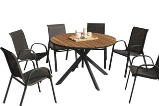 $Table de jardin Milazzo - 120 x 75 cm