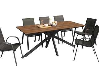 $Table de jardin Milazzo - 190 x 80 x 75 cm