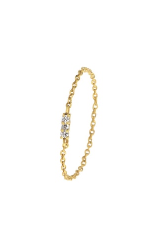 $Bague - Or jaune et diamants