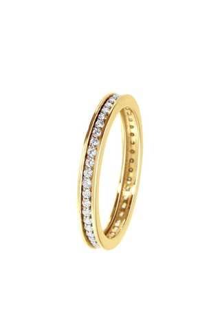 $Bague  - Or jaune et diamants