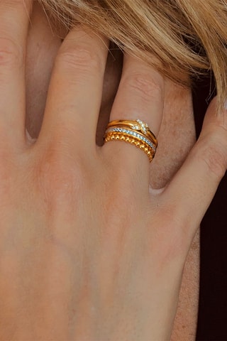 $Bague  - Or jaune