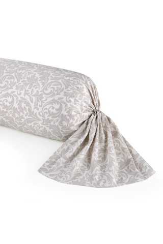 Taie de traversin en satin de coton 80 fils/cm² Esprit Damas - Taupe