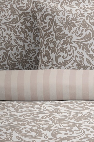 2 taies d'oreiller en satin de coton 79 fils/cm²  Esprit Damas - Taupe