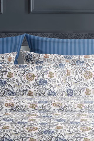 2 taies d'oreiller en satin de coton 79 fils/cm² Rani - Blanc
