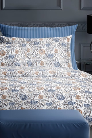 2 taies d'oreiller en satin de coton 79 fils/cm² Rani - Blanc