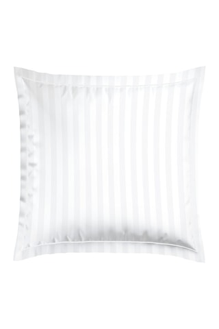 2 taies d'oreiller en satin de coton 79 fils/cm²  Baroque - Blanc
