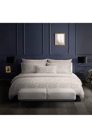 Parure de couette en satin de coton 79 fils/cm² Esprit - Taupe