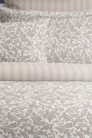 Parure de couette en satin de coton 79 fils/cm² Esprit - Taupe