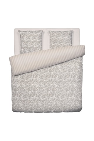 Parure de couette en satin de coton 79 fils/cm² Esprit - Taupe