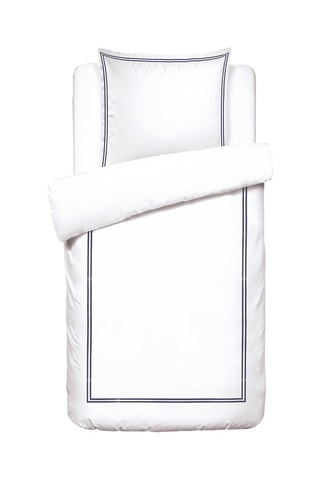Parure de draps en satin de coton 80 fils/cm² Paris - Blanc