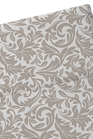 Drap plat en satin de coton 80 fils/cm² Esprit Damas - Taupe