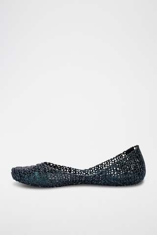 Ballerines Papel x Campana - Bleu pétrole