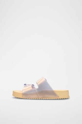 Mules Cozy - Jaune et violet