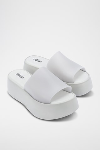 Mules plateformes Becky - Gris clair