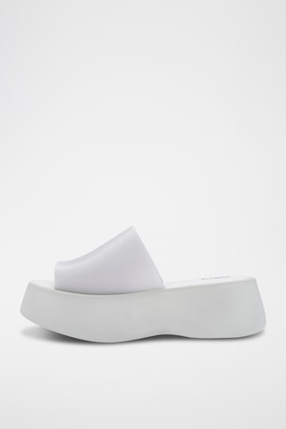 Mules plateformes Becky - Gris clair
