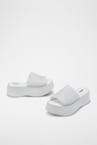 Mules plateformes Becky - Gris clair