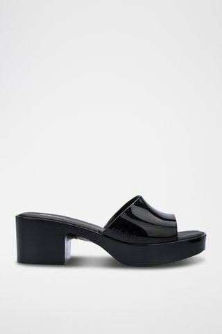 Mules à talons Shape - Noir