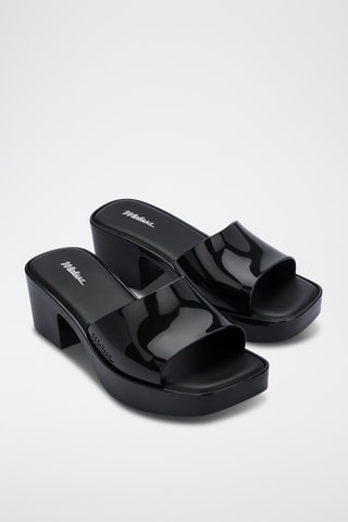 Mules à talons Shape - Noir