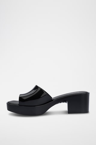Mules à talons Shape - Noir