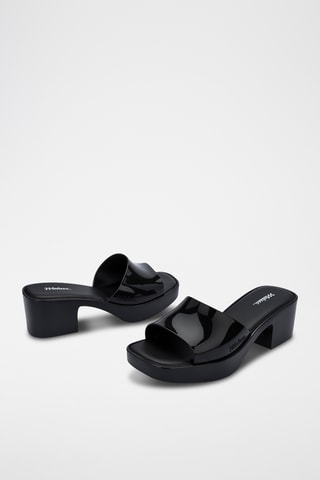 Mules à talons Shape - Noir