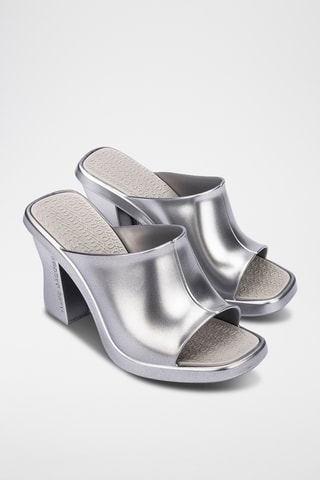 Mules à talons x Marc Jacobs - Argenté