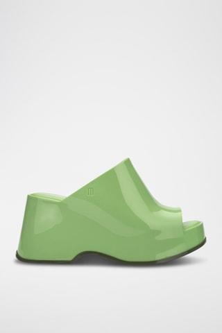 Mules plateformes Patty - Vert