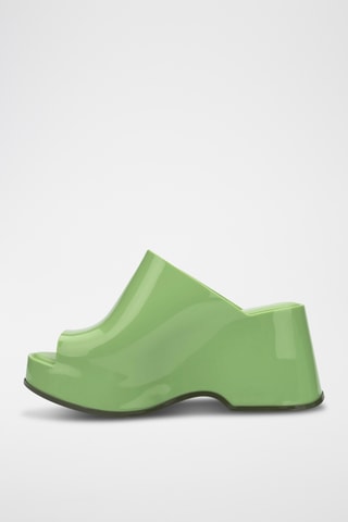 Mules plateformes Patty - Vert