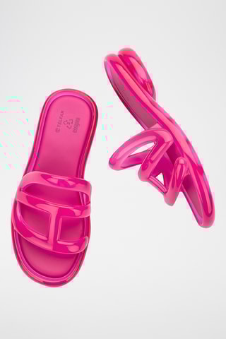 Mules à talons Jelly x Telfar - Rose