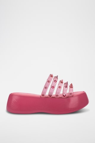 Mules plateformes Becky Punk Love x Jean Paul Gaultier - Rose