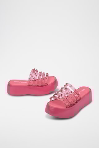 Mules plateformes Becky Punk Love x Jean Paul Gaultier - Rose