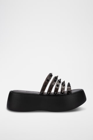Mules plateformes Punk Love Becky x Jean Paul Gaultier - Noir