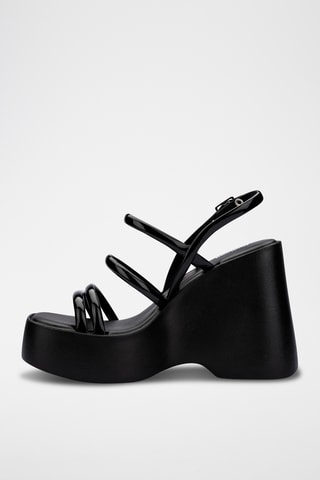 Sandales compensées Jessie - Noir