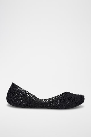 Ballerines pailletées Papel VII x Campana - Noir