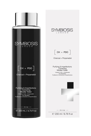 $Eau Micellaire Purifiante & Correctrice d'Imperfections - Charbon actif + Propanediol - 200 ml