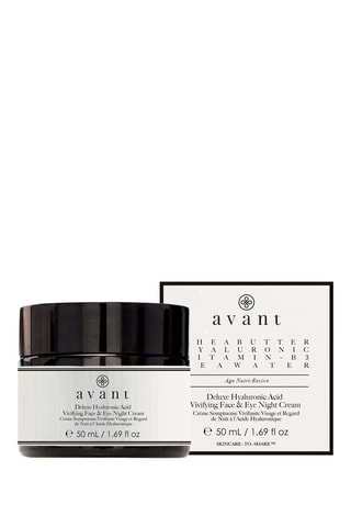 $Crème somptueuse vivifiante visage et regard de nuit à l'acide hyaluronique  -  50 ml
