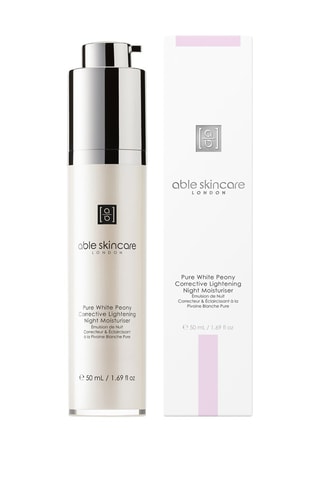 $Émulsion de Nuit correcteur et éclaircissant à la Pivoine Blanche Pure - Peaux matures - 50 ml