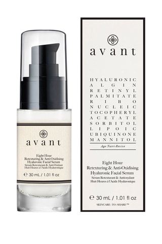 $Sérum retexturant et anti-oxydant 8 heures à l'acide hyaluronique - 30 ml