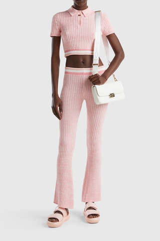 Pantalon flare - Rose