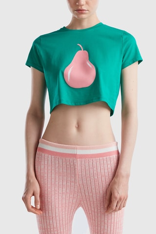 T-shirt court - Vert