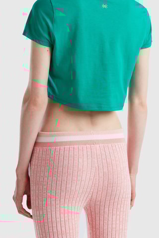 T-shirt court - Vert