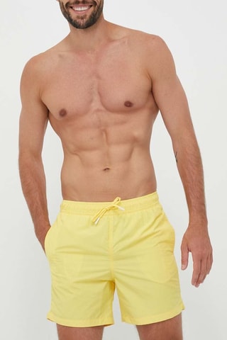 Short de bain - Jaune