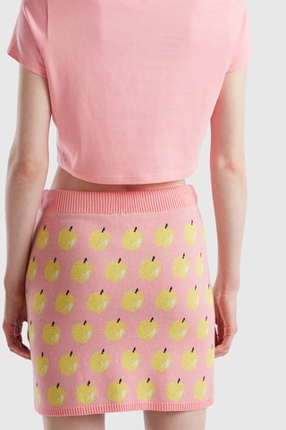 T-shirt court - Rose