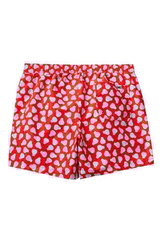Short de bain - Rouge