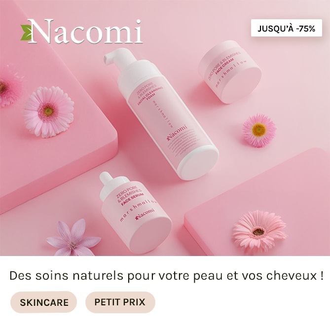 NACOMI en soldes sur BEAUTÉ PRIVÉE