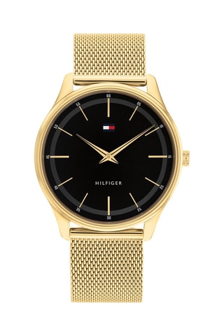 $Montre à quartz en plaqué or fin jaune Adrian