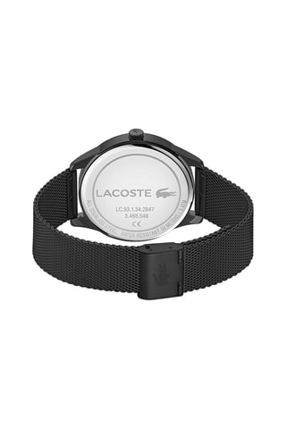 $Montre à quartz en acier - Noir