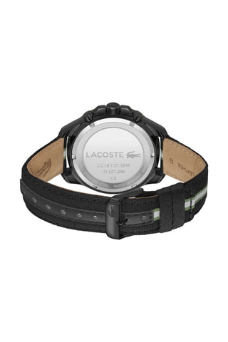 $Montre à quartz en nylon - Noir et vert